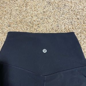 Black Lululemon Align 7/8 Leggings, size 4